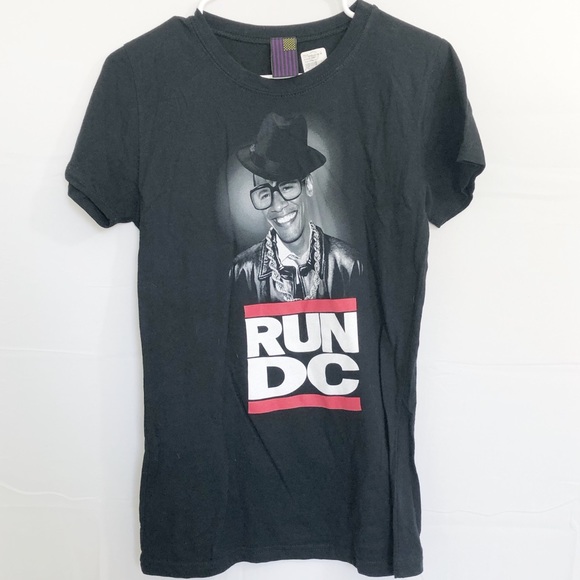 Black Klown Clothier Tops - Graphic Black T-shirt Run DMC Obama Size Large New Black Klown Clothier Tops - Graphic Black T-shirt Run DMC Obama Size Large New